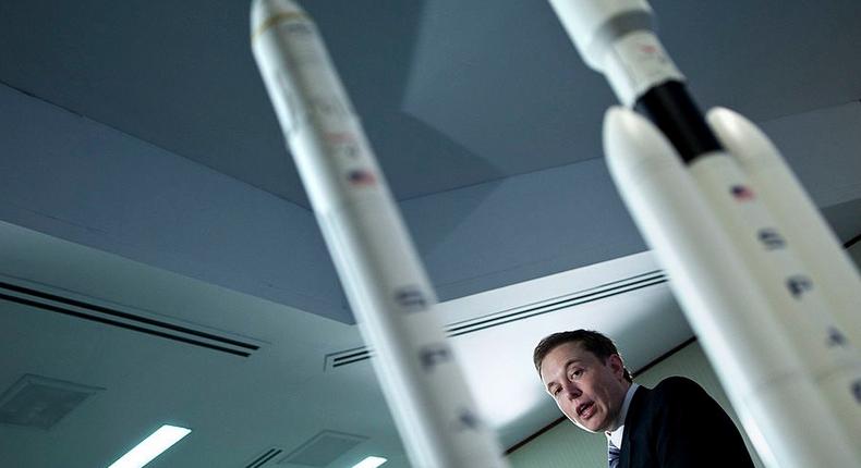 Entrepreneur Elon Musk's SpaceX took one of the top three spots on the list.