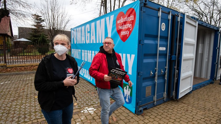 Jurek Owsiak z WOŚP pomaga uchodźcom na granicy z Białorusią. Otwierają Punkt Humanitarny