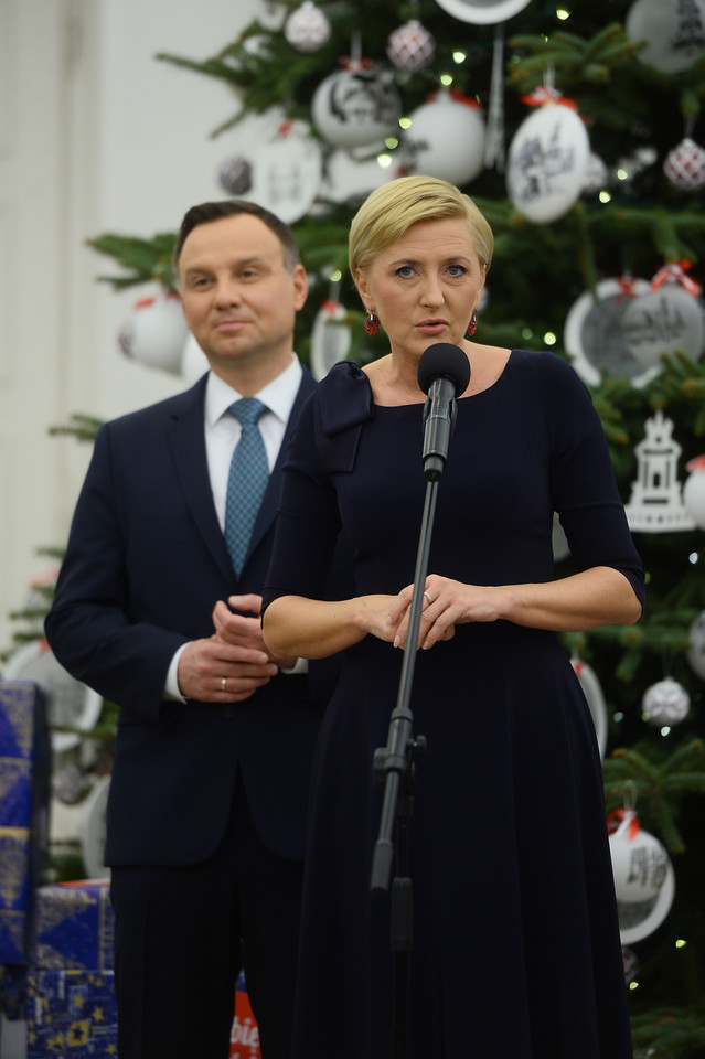 Agata Duda i Andrzej Duda wsparli Szlachetną Paczkę