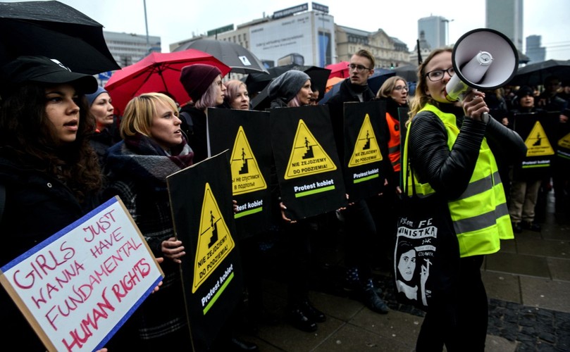 'Czarny protest' w Warszawie
