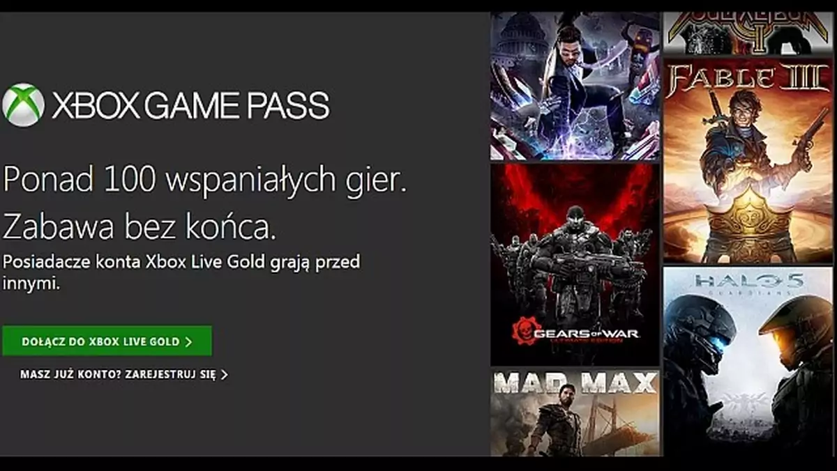 Xbox Game Pass - nowa usługa Microsoftu startuje 1 czerwca. Znamy pełną listę gier