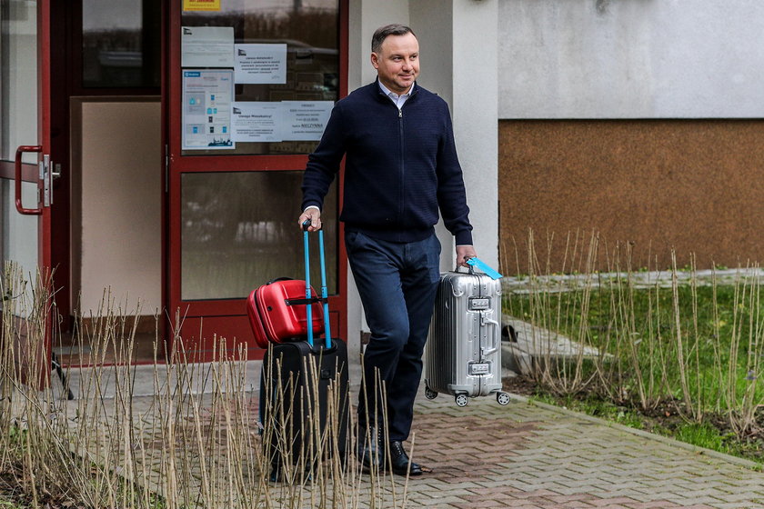 Andrzej Duda z rodziną wyjechali na święta