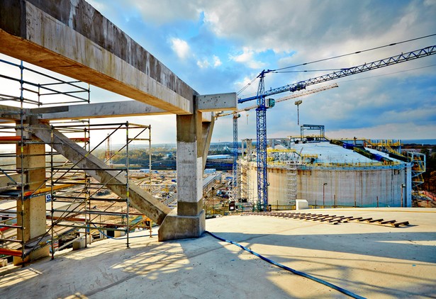 Terminal LNG, budowa - październik 2013; fot. materiał prasowy Polskie LNG SA