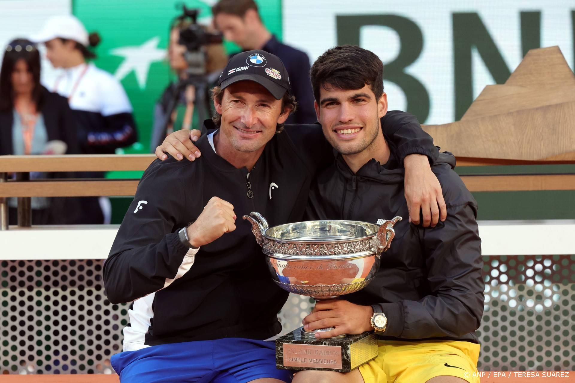 Na zes Grand Slams: Alcaraz neemt afscheid van coach Ferrero