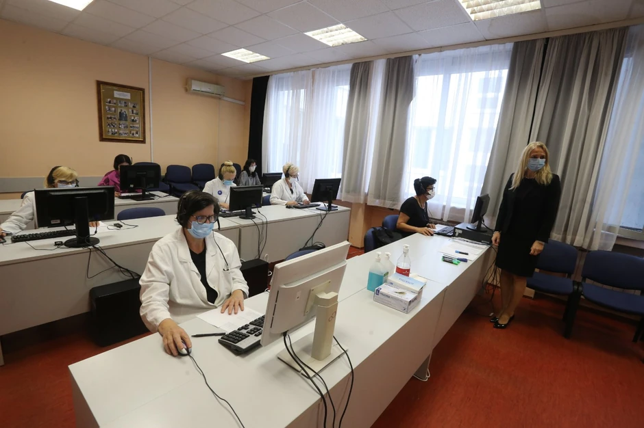 Kol centar za vakcinaciju u Banjaluci 