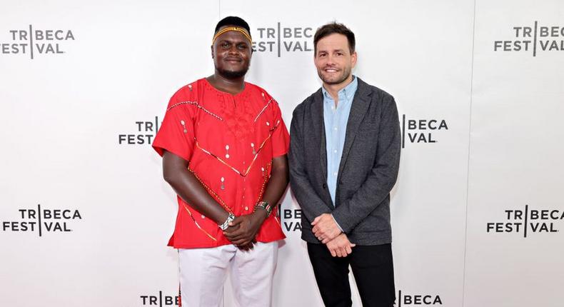 Moses Thuranira at the Tribeka Film Festival
