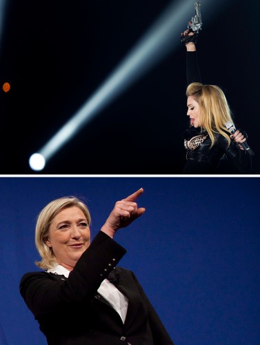 Madonna kontra Marine Le Pen