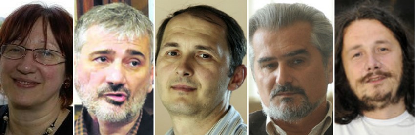 Milena Dragićević Šešić, Zoran Paunović, Gojko Božović, Zoran Hamović i Muharem Bazdulj