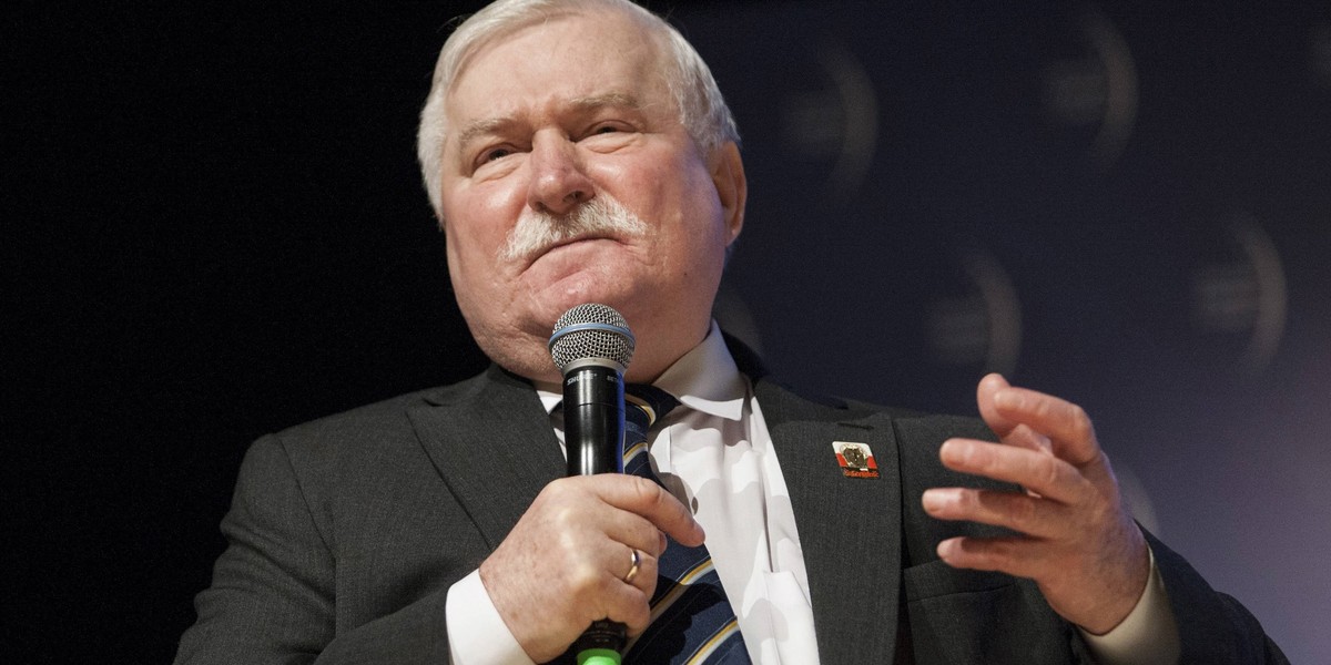 Wałęsa jak dziad proszalny na kongresie w Katowicach.