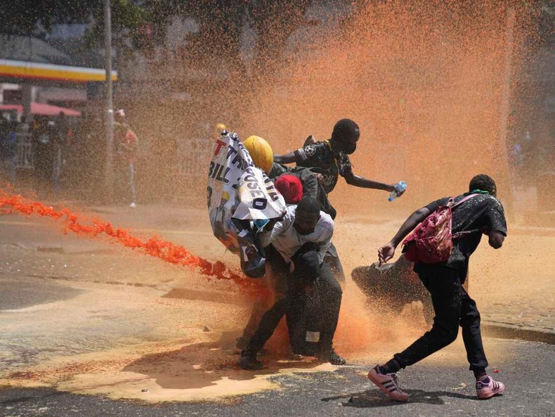 Police responded with live ammunition and tear gas, targeting protesters seeking medical aid at a nearby church