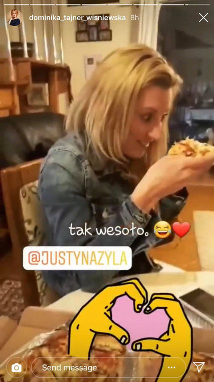 Dominika Tajner-Wiśniewska na Instagramie