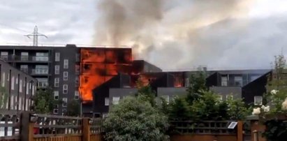 Pożar apartamentowca. Zdjęcia pokazują jego rozmiar!