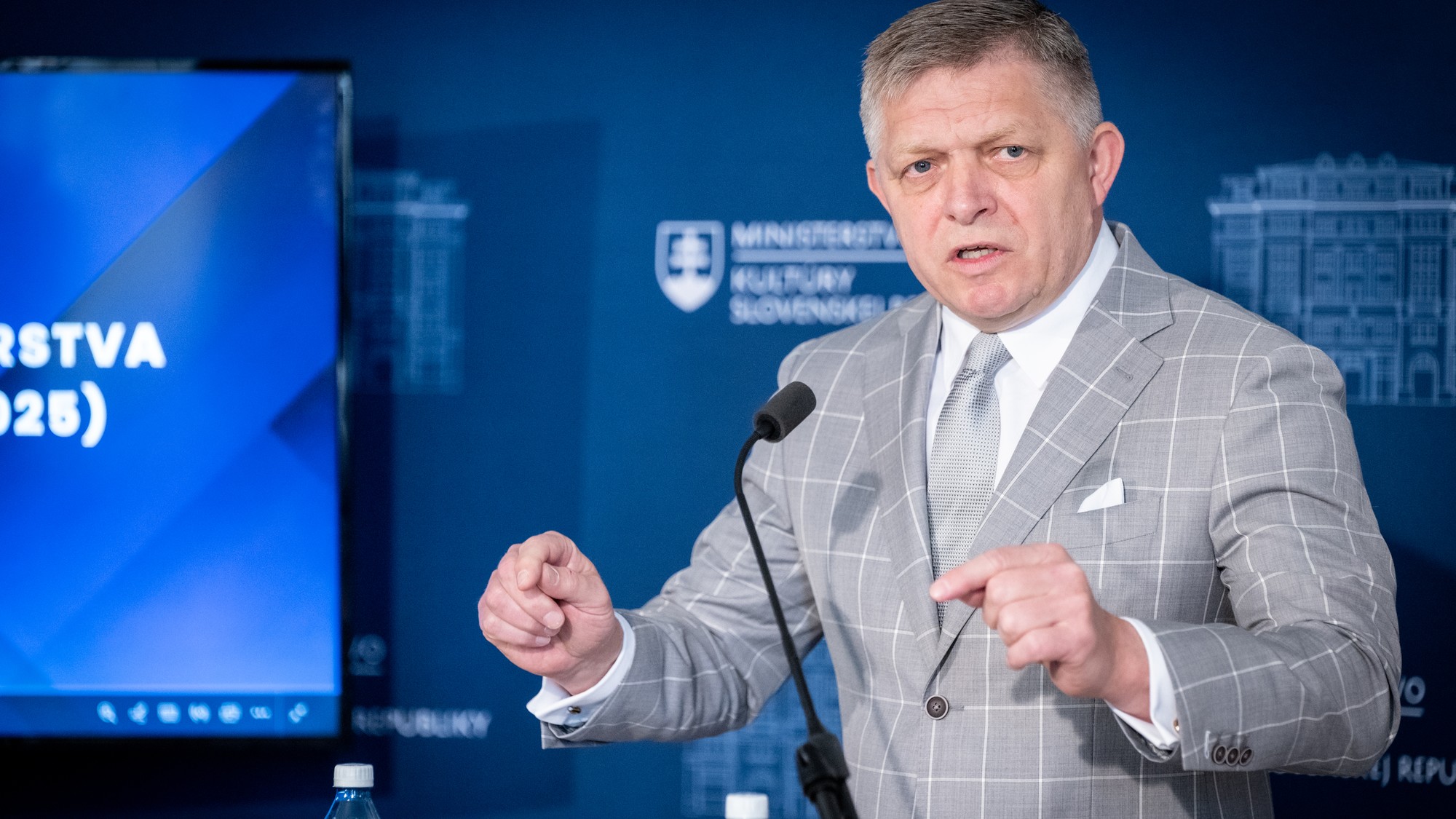 Návšteva premiéra Roberta Fica na Ministerstve kultúry SR