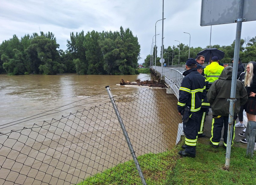 Poplave u Hrvatskoj - Mursko Središće 6. avgusta