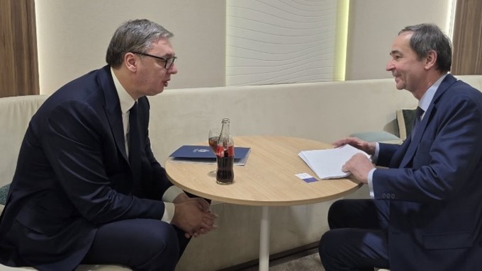 Vučić sa Bernardom Fontanom