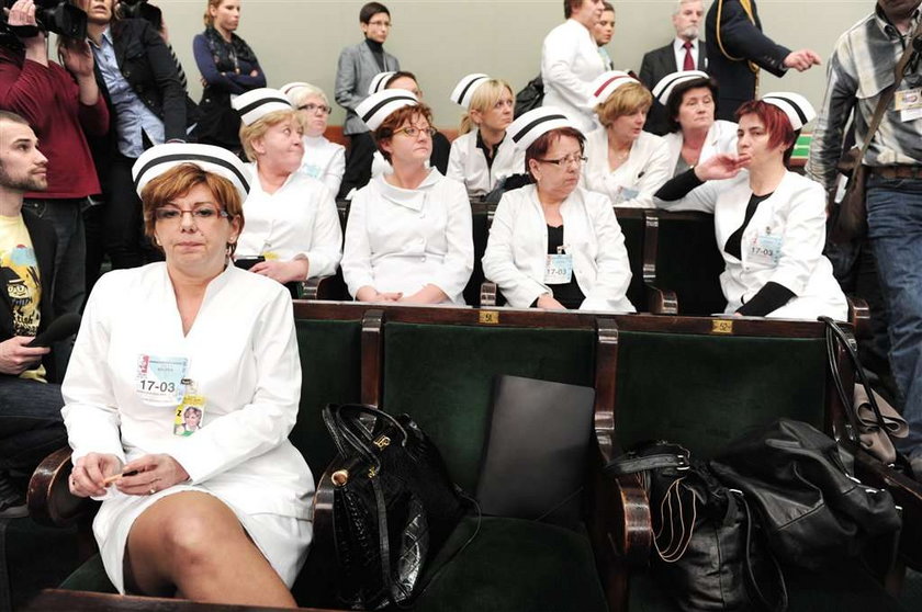 Pielęgniarki wciąż w Sejmie. 4 dzień protestu