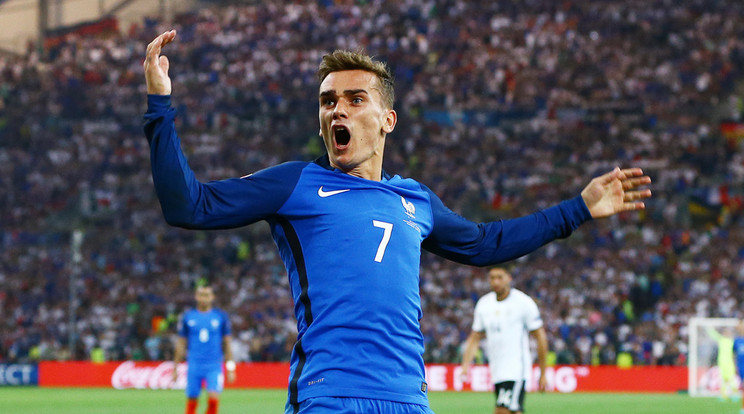 Antoine Griezmann gólöröme híressé vált a tornán /Fotó:AFP