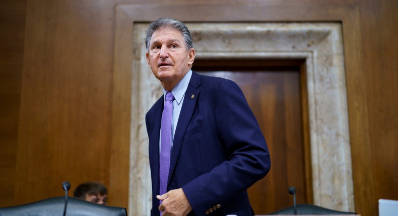 Sen. Joe Manchin of West Virginia.
