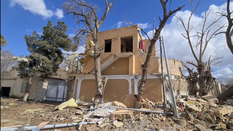 Mesto eksplozije u Kveti, Beludžistan, nakon serije napada militanata 1. februara