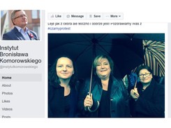 'Tęsknimy!' Internauci zachwyceni zdjęciami Anny Komorowskiej z czarnego protestu