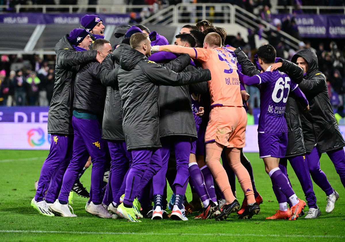 Radość piłkarzy Fiorentiny