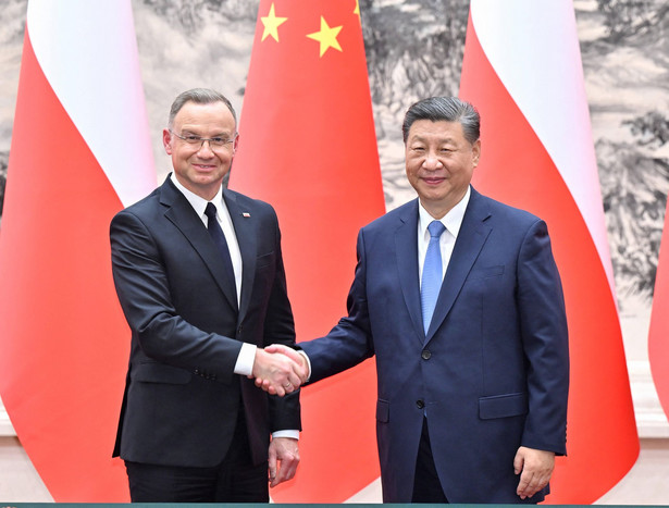 Andrzej Duda i Xi Jinping