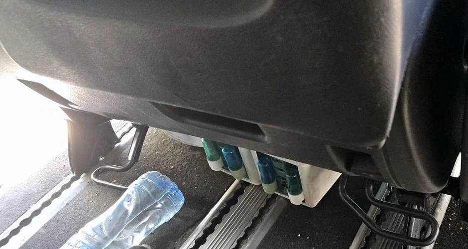 Kombi u kojem su pronađene ptice 