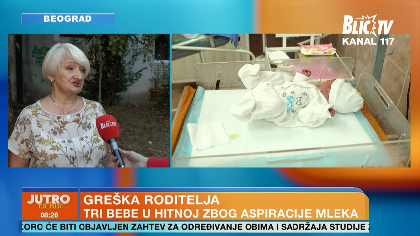 Dr Obradović o aspiraciji mleka