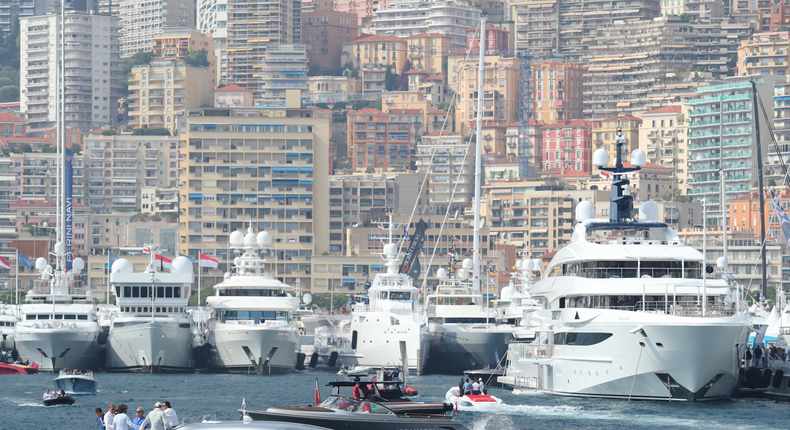 The Monaco Yacht Show is a playground for the ultra rich.