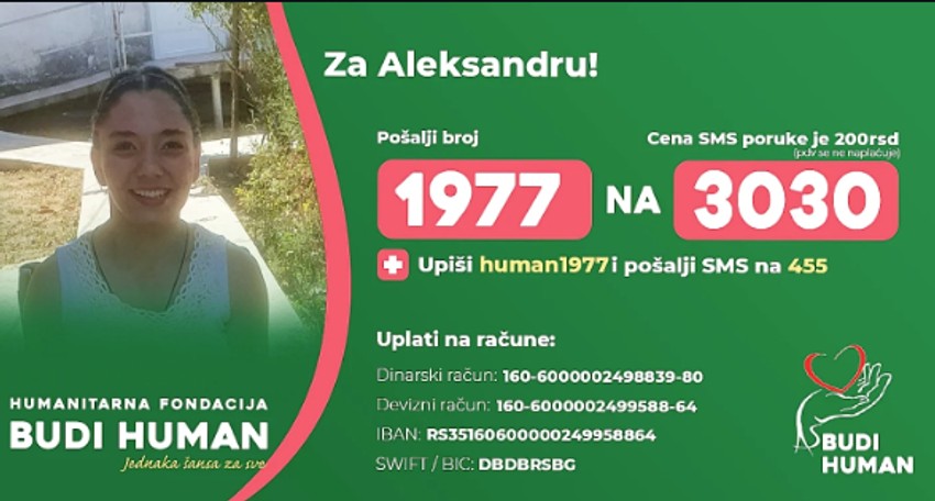 Aleksandra Vukašinović - Budi Human
