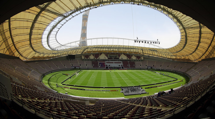 A dohai Khalifa International Stadium/Fotó: AFP