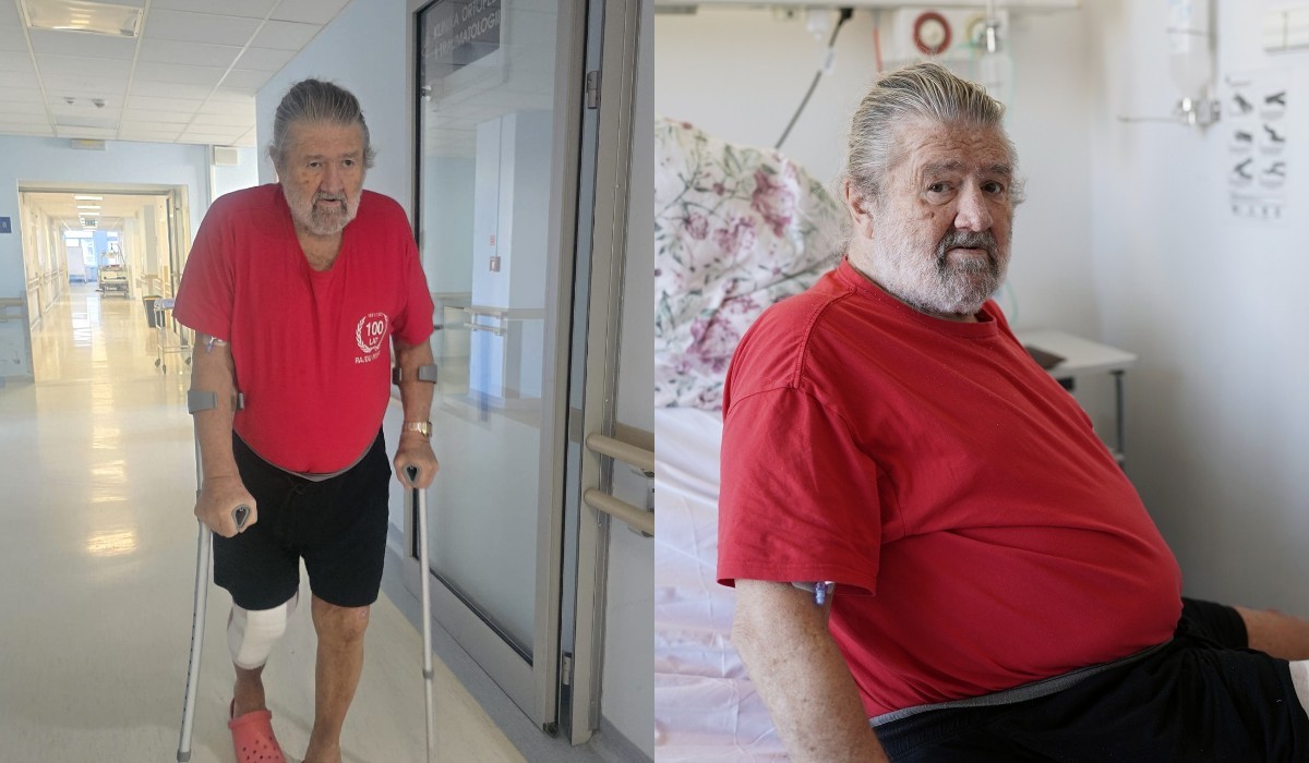 Andrzej Jaroszewicz po operacji w Uniwersyteckim Szpitalu Klinicznym w Białymstoku