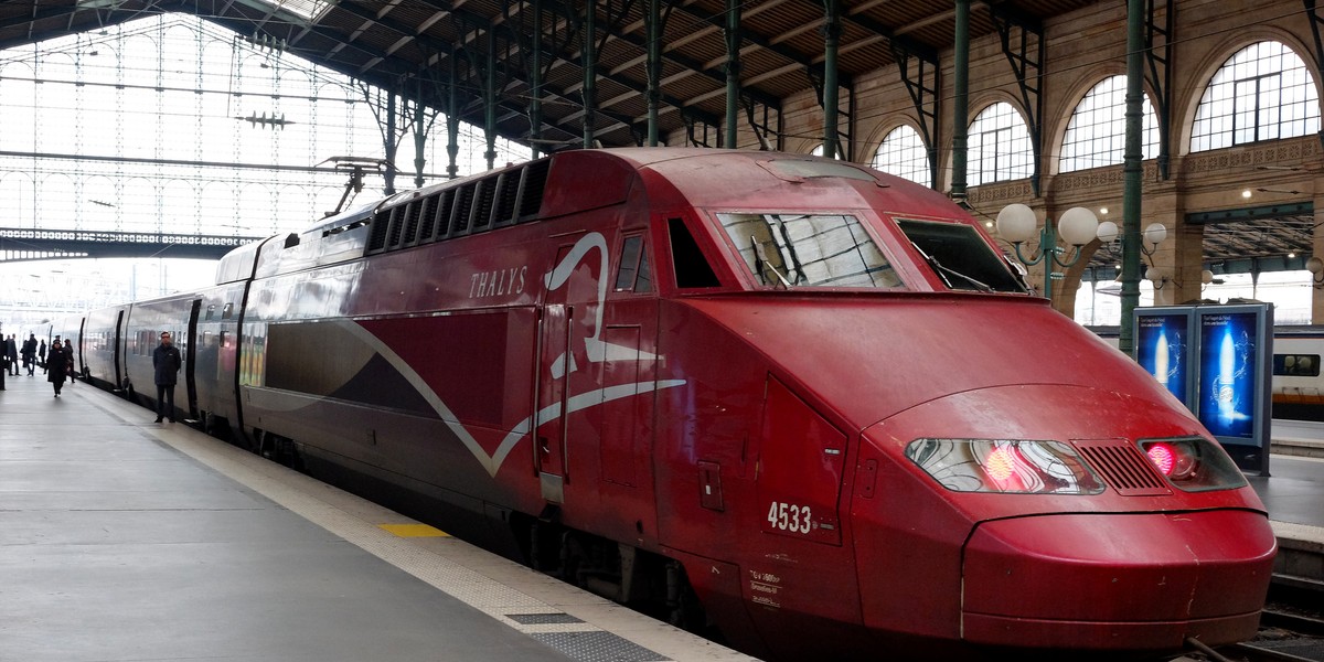 Thalys to przewoźnik, który składami TGV obsługuje połączenia między Francją, Belgią, Holandią i Niemcami. Połowę przychodów osiąga na trasie Paryż-Bruksela