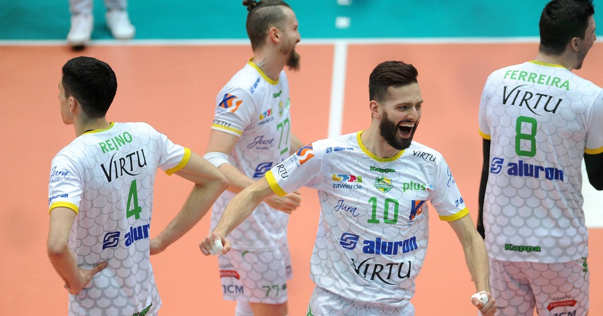 PlusLiga Aluron Virtu Warta Zawiercie w najlepszej czwórce Siatkówka