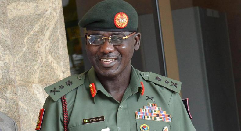 Chief of Army Staff Lt.- Gen. Tukur Buratai (The Nation)