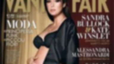 45-letnia ciężarna Monica Bellucci na okładce "Vanity Fair"