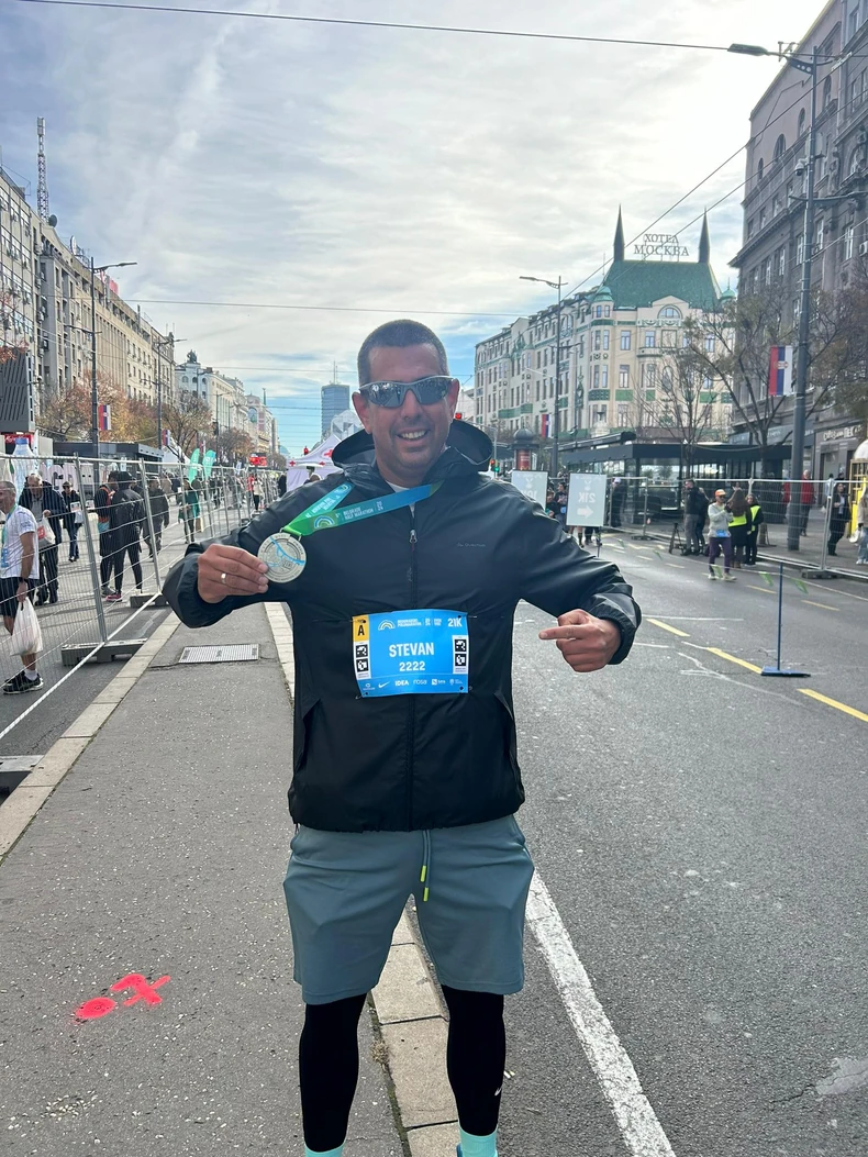 Osvojena medalja na Beogradskom maratonu
