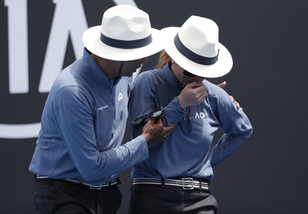 Australian Open: Sędzia liniowa ucierpiała po uderzeniu piłką