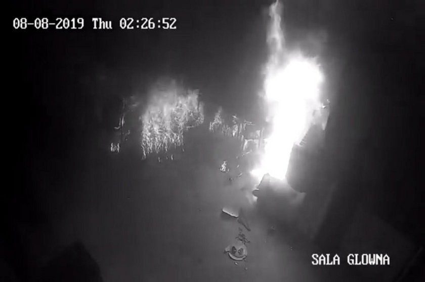 Poznań: ktoś podpalił przedszkole. Jest nagranie z monitoringu