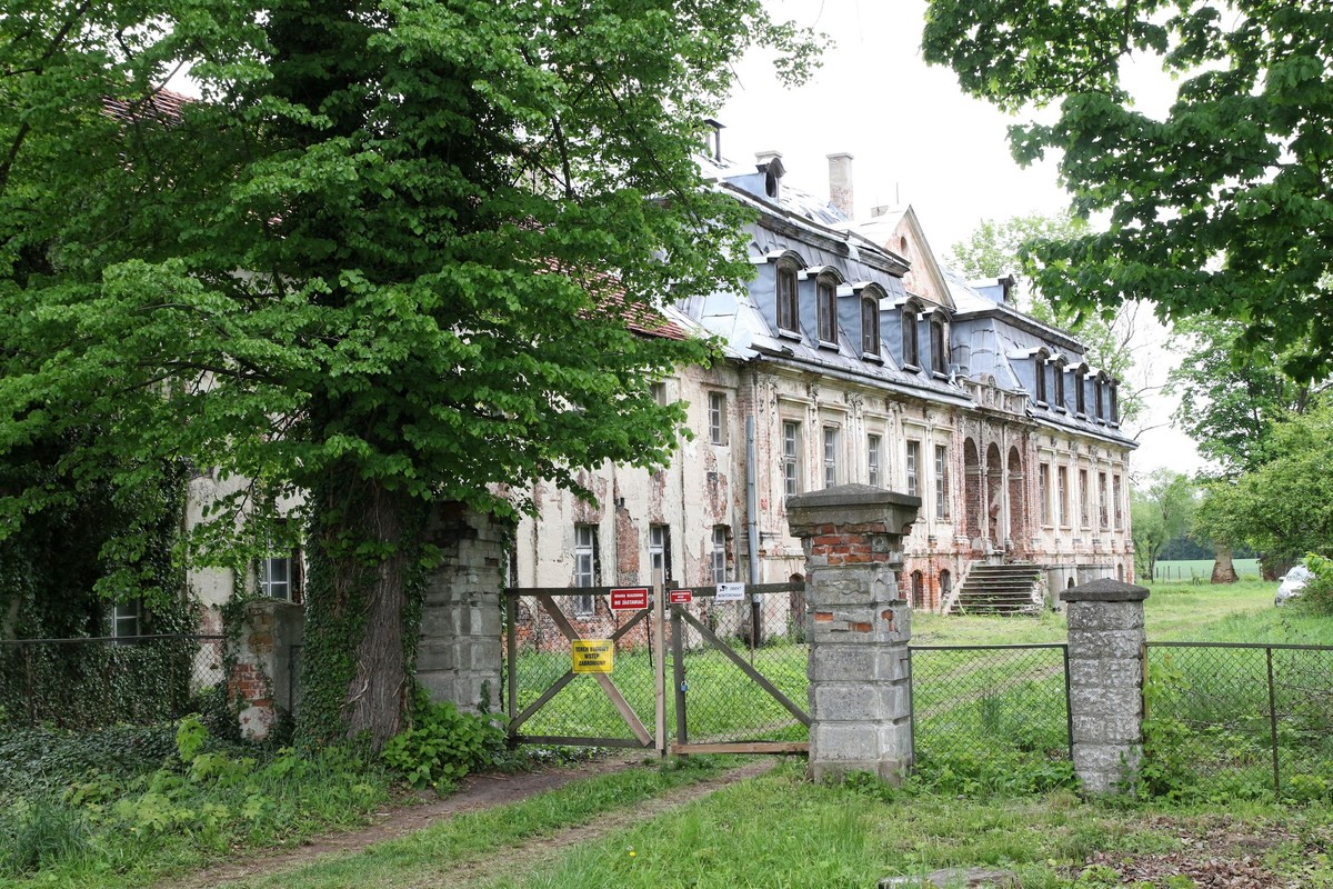 pałac we wsi Minkowskie