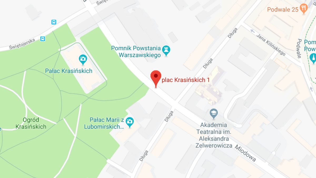 "Podczas prowadzonych prac przy kanalizacji na pl. Krasińskich nasi pracownicy znaleźli bombę na przystanku pl. Krasińskich 01" - informował Zarząd Dróg Miejskich Warszawa przed godz. 17. Z okolicznych budynków ewakuowano mieszkańców. Jak powiedziała w rozmowie z Onetem rzeczniczka ZDM Karolina Gałecka, ok. godz. 18 saperzy wywieźli znaleziony pocisk moździerzowy. Sytuacja jest już opanowana.