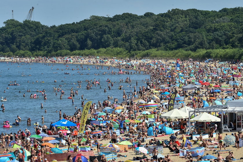 Tłumy na plażach