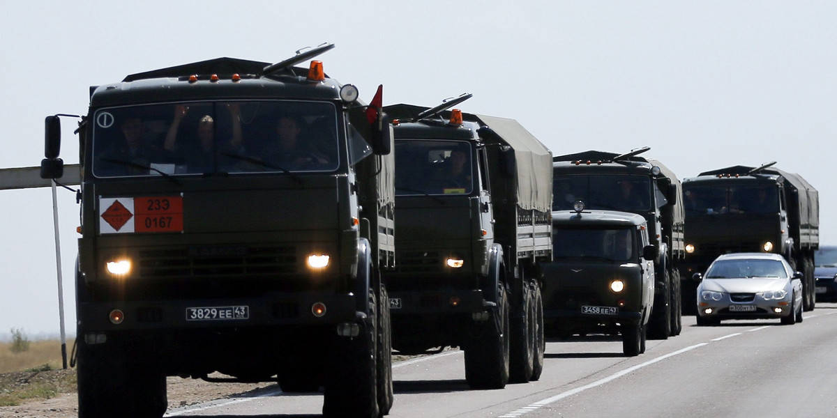 Na Ukrainę wjechał kolejny transport wojskowy?