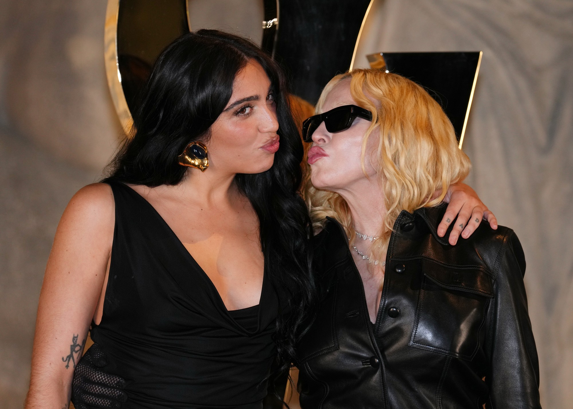 Speváčka Madonna a jej dcéra Lourdes Leon.