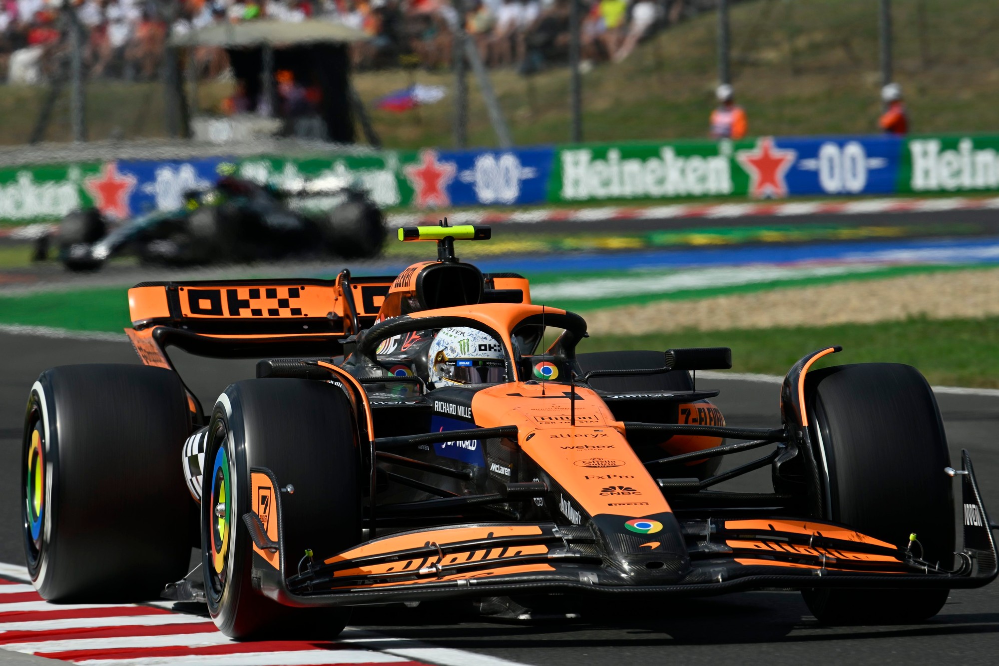 Veľká cena Maďarska: Britský jazdec Lando Norris (McLaren).