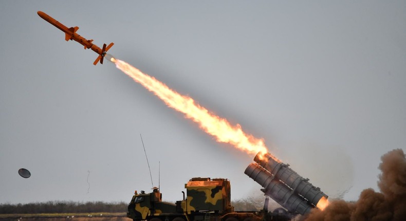 A test of a Neptune missile in April 2020.General Staff of the Armed Forces of Ukraine