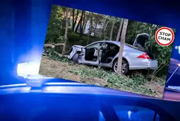 Kierowca Mercedesa staranował Audi. Spowodował szkody na ponad 85 tys. zł