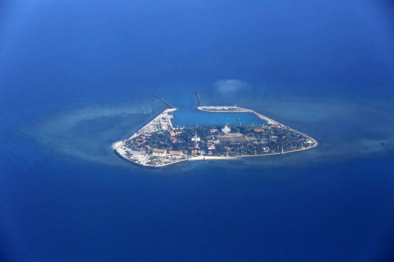 Sautvest Kej, deo ostrva Spretli, na fotografiji iz aprila 2017.