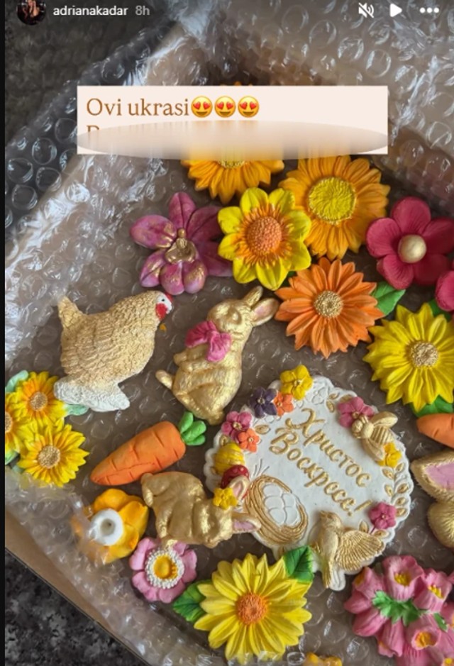 Adriana Kadar pokatala dekoraciju pred Uksršnje praznike