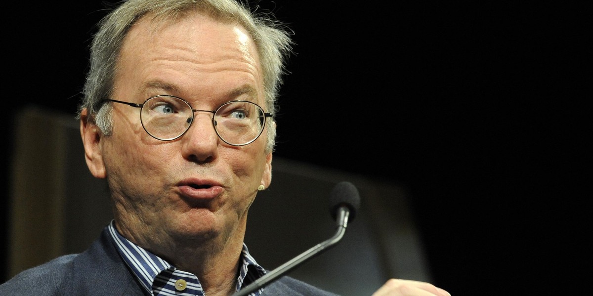 Former Google CEO Eric Schmidt.